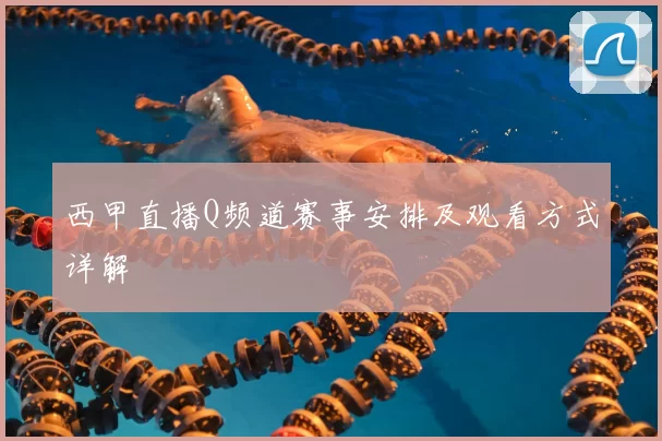 西甲直播Q频道赛事安排及观看方式详解