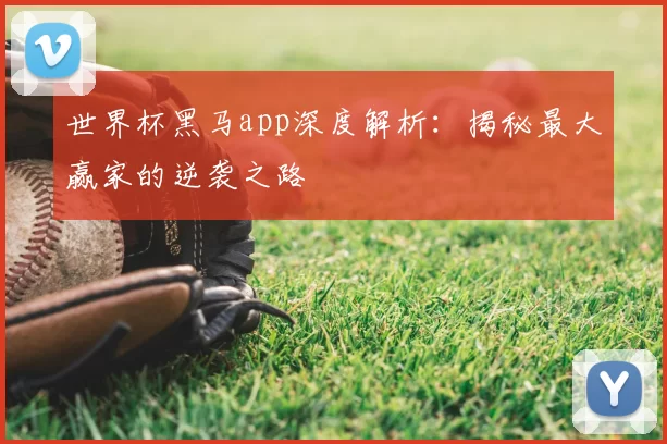 世界杯黑马app深度解析:揭秘最大赢家的逆袭之路