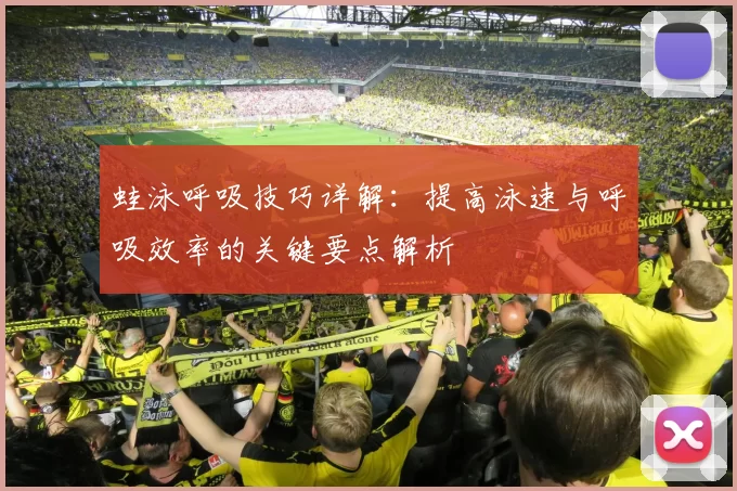 蛙泳呼吸技巧详解:提高泳速与呼吸效率的关键要点解析