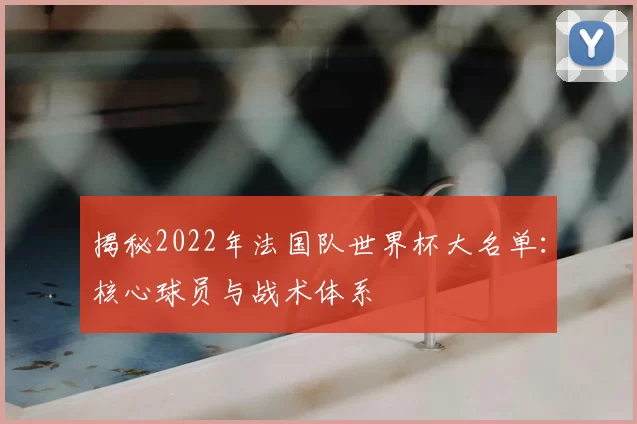 揭秘2022年法国队世界杯大名单:核心球员与战术体系