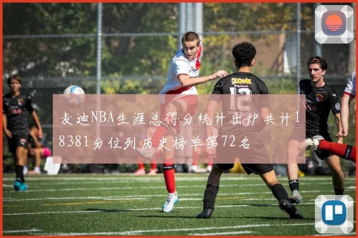 麦迪NBA生涯总得分统计出炉共计18381分位列历史榜单第72名